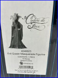 Enesco Disney Showcase 4046623 Couture de Force EVIL QUEEN Masquerade Figure NIB