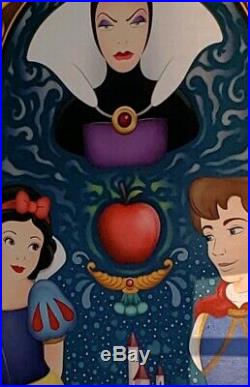 Epcot Festival Of The Arts Ratner LE CANVAS WRAP Snow White Evil Queen Disney