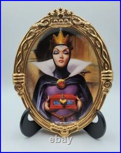 Evil Queen Ceramic Gold Trimmed Plate Hand Numbered Limited Edition #31 WDC
