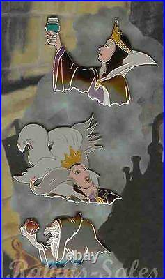 Evil Queen Metamorphosis Framed Pin Set LE100 Disney Journey Thru Time Event WDW