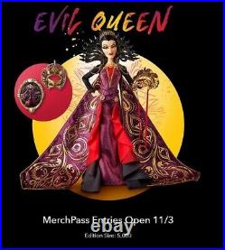 Evil Queen Midnight Masquerade Disney Designer Snow White Doll IN HAND