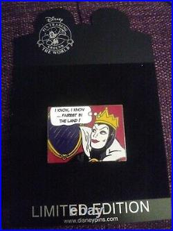 Evil Queen Snow White Graphic Novel Series LE 250 Disney Auctions Pin