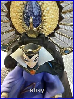 Evil Queen WDCC Enthroned Evil Queen from Disney's Snow White COA Small Damage