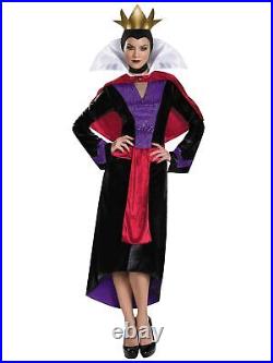 Evil Queen Wicked Snow White Disney Villains Fairy Tale Women Costume Plus XL
