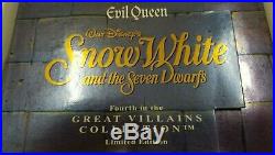 Evil Queen doll 18626 Great Villans Collection Disney Snow White NIB NRFB NEW