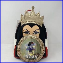 Funko FunKon 2021 Loungefly Snow White Evil Queen Mini Backpack Mirror Glow SDCC