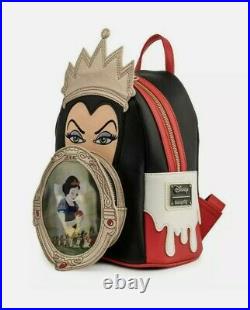 Funko Funkon 2021 Virtual Con Loungefly Snow White Evil Queen Mini Backpack NWT