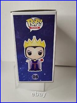 Funko Pop Minis Snow White and Evil Queen Figures #06 Rare! BOX DAMAGE