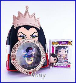 Funko Pop Snow White and Evil Queen Mini Backpack Bundle Ships Same Day