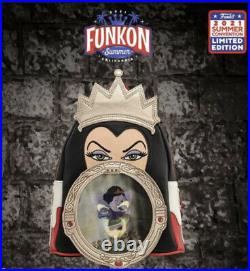 Funkon 2021 Disney Princess SnowWhite Loungefly Evil Queen Mini Backpack Bundle
