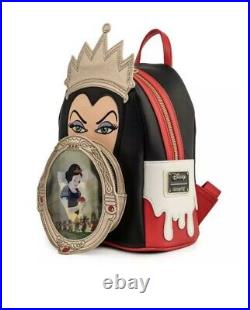Funkon 2021 Exclusive Disney Mini Evil Queen Loungefly Backpack Snow White Nwt