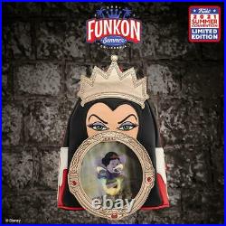 Funkon 2021 Loungefly Disney SNOW WHITE FUNKO POP! AND EVIL QUEEN MINI BACKPACK