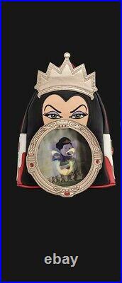 Funkon 2021 Loungefly Snow White Evil Queen Mini Backpack funko Disney in hand
