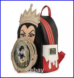 Funkon 2021 Virtual Con Disney Snow White Evil Queen Loungefly Mini Backpack New