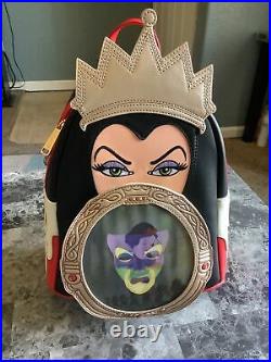Funkon 2021 Virtual Con Loungefly Snow White Evil Queen Backpack ONLY GITD
