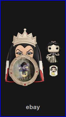 Funkon 2021 x Loungefly Snow White Evil Queen Mini Backpack CONFIRMED + FUNKO