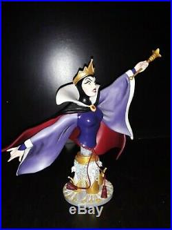 Grand Jester The Evil Queen Mini-bust Statue Enesco Snow White Lne 145/3000