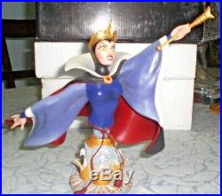 Grand Jester The Evil Queen Mini-bust Statue Set Disney Enesco Snow White