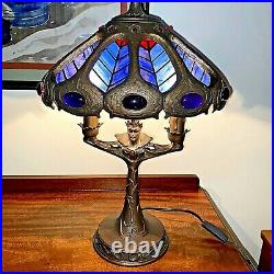 HTF Limited Edition Disney Evil Queen-Stained Glass Style Lamp Snow White #96595
