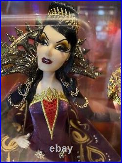 IN HAND Evil Queen Midnight Masquerade Designer Snow White Doll LE + Pin Set