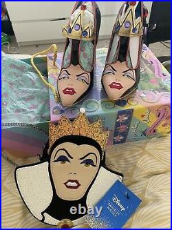 Irregular Choice X Disney Snow White Evil Queen Shoes 6 UK & Danielle Nicole Bag