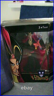 JAFAR Disney Great Villains Aladdin Snow White Evil Queen Cruella LOT