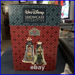 Jim Shire Disney traditions Evil Queen Witch Snow White DoubleSided Statue W Box