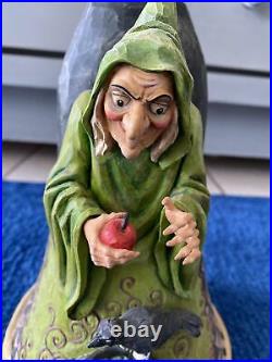 Jim Shore 2005 Disney Snow White Evil Queen & Hag Wicked 2 Sided Retired