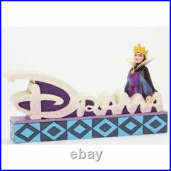 Jim Shore Disney Snow White Evil Queen Drama Word Plaque 4038491 Retired New