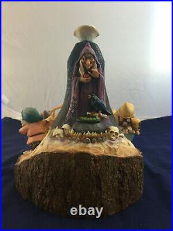 Jim Shore Disney Snow White Wood Carved Evil Queen started them all NEW 4023573
