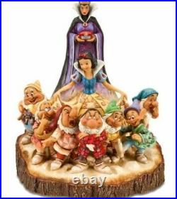 Jim Shore Disney Snow White Wood Carved Snow White Dwarves Evil Queen #4023573