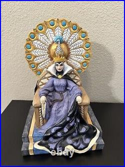 Jim Shore Disney Traditions Evil Enthroned Snow White Evil Queen Figurine