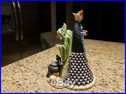 Jim Shore Disney Traditions Snow White Evil Queen Old Hag Wicked Figurine-Used