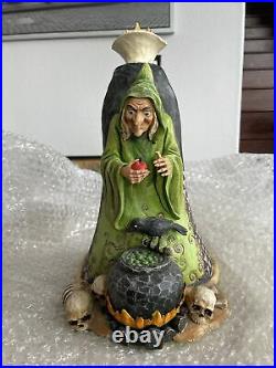 Jim Shore Disney Traditions Snow White Wicked (2 Sided Evil Queen/old Hag)