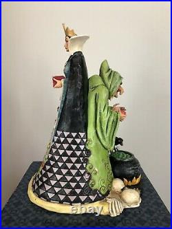 Jim Shore Disney WICKED Snow White Evil Queen and Hag Witch Enesco