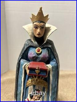 Jim Shore Disney Wicked Double Sided Evil Queen /Old Hag Snow White. Flawed