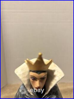 Jim Shore Disney Wicked Double Sided Evil Queen /Old Hag Snow White. Flawed