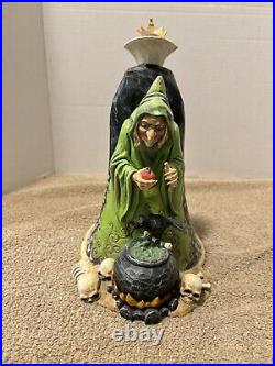 Jim Shore Disney Wicked Double Sided Evil Queen /Old Hag Snow White. Flawed