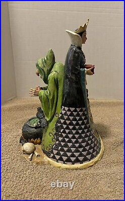 Jim Shore Disney Wicked Double Sided Evil Queen /Old Hag Snow White. Flawed