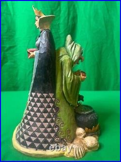 Jim Shore EVIL QUEEN & OLD HAG Figurine WICKED Disney Traditions LE Box & Tags