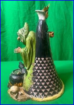 Jim Shore EVIL QUEEN & OLD HAG Figurine WICKED Disney Traditions LE Box & Tags