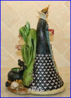 Jim Shore Wicked Snow White Villain Evil Queen Old Hag Double 2 Sided 4005218