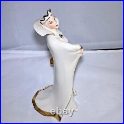 LENOX Disney THE EMPRESS OF EVIL QUEEN Snow White sculpture IN BOX with COA