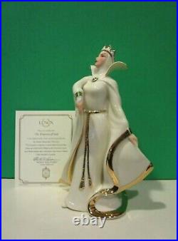 LENOX Disney THE EMPRESS OF EVIL QUEEN Snow White sculpture NEW in BOX with COA