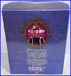 LE Disney Snow White Evil Queen Barbie Collector Doll Great Villains Collection
