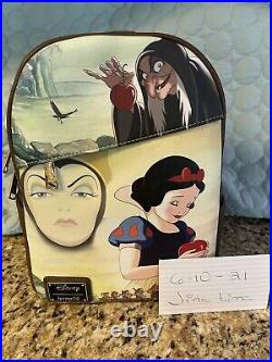 LOUNGEFLY NWT DEC SNOW WHITE/EVIL QUEEN BACKPACK RE-Release Free US Shipping