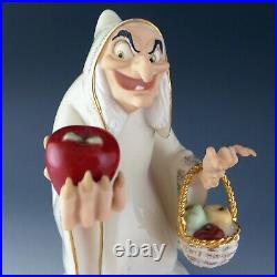 Lenox China Disney Snow White WITCH Try an Apple Dearie 7 Disney Hag Figurine