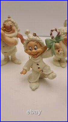Lenox Disney Showcase Snow White & Seven Dwarfs & The Queen Christmas Ornaments