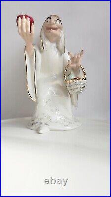 Lenox Disney Showcase Try An Apple Dearie Snowwhite Witch Figure