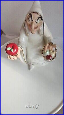 Lenox Disney Showcase Try An Apple Dearie Snowwhite Witch Figure